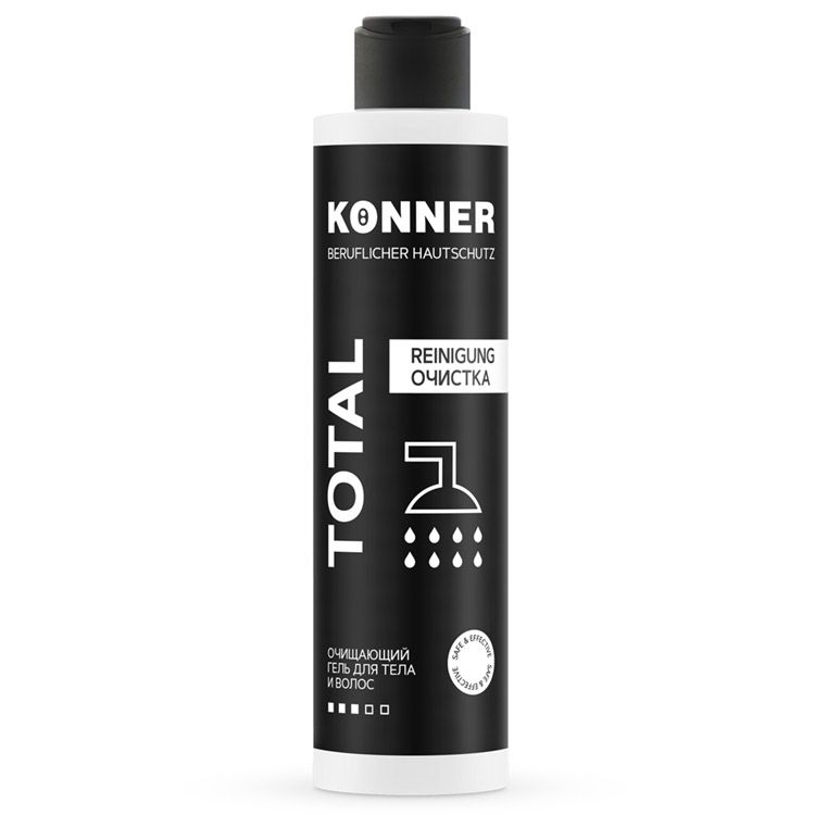 Очищающий гель для тела и волос с кондиционирующим эффектом "KÖNNER TOTAL"  KN064  250 мл цена