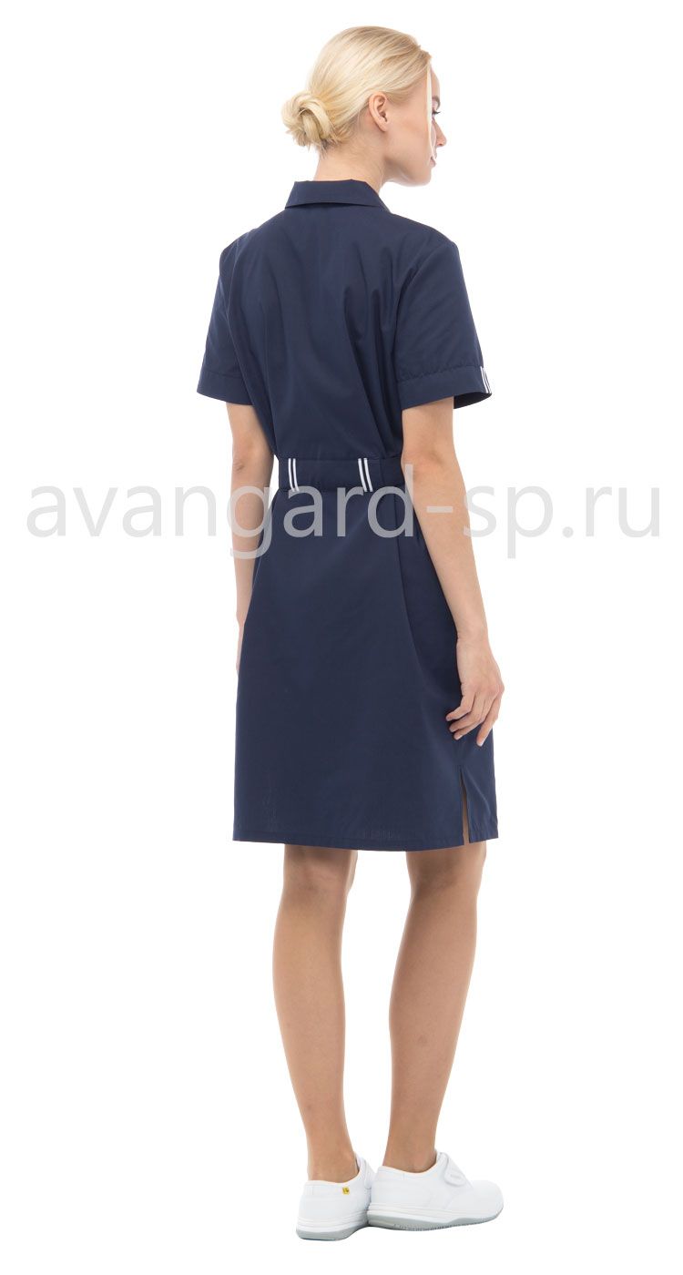 Халат женский "Аура" (т.син) цена