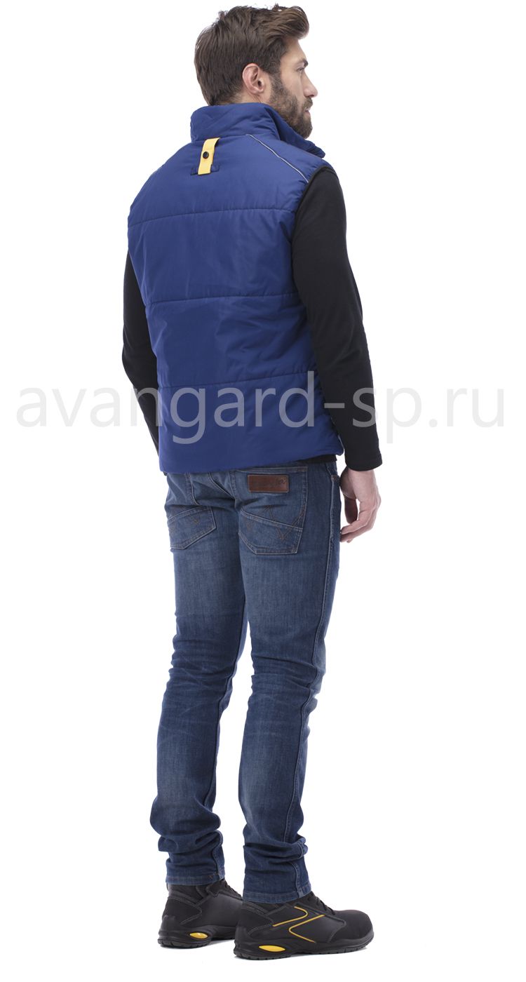 Жилет утеплённый "Старт" цв. син-желт. цена