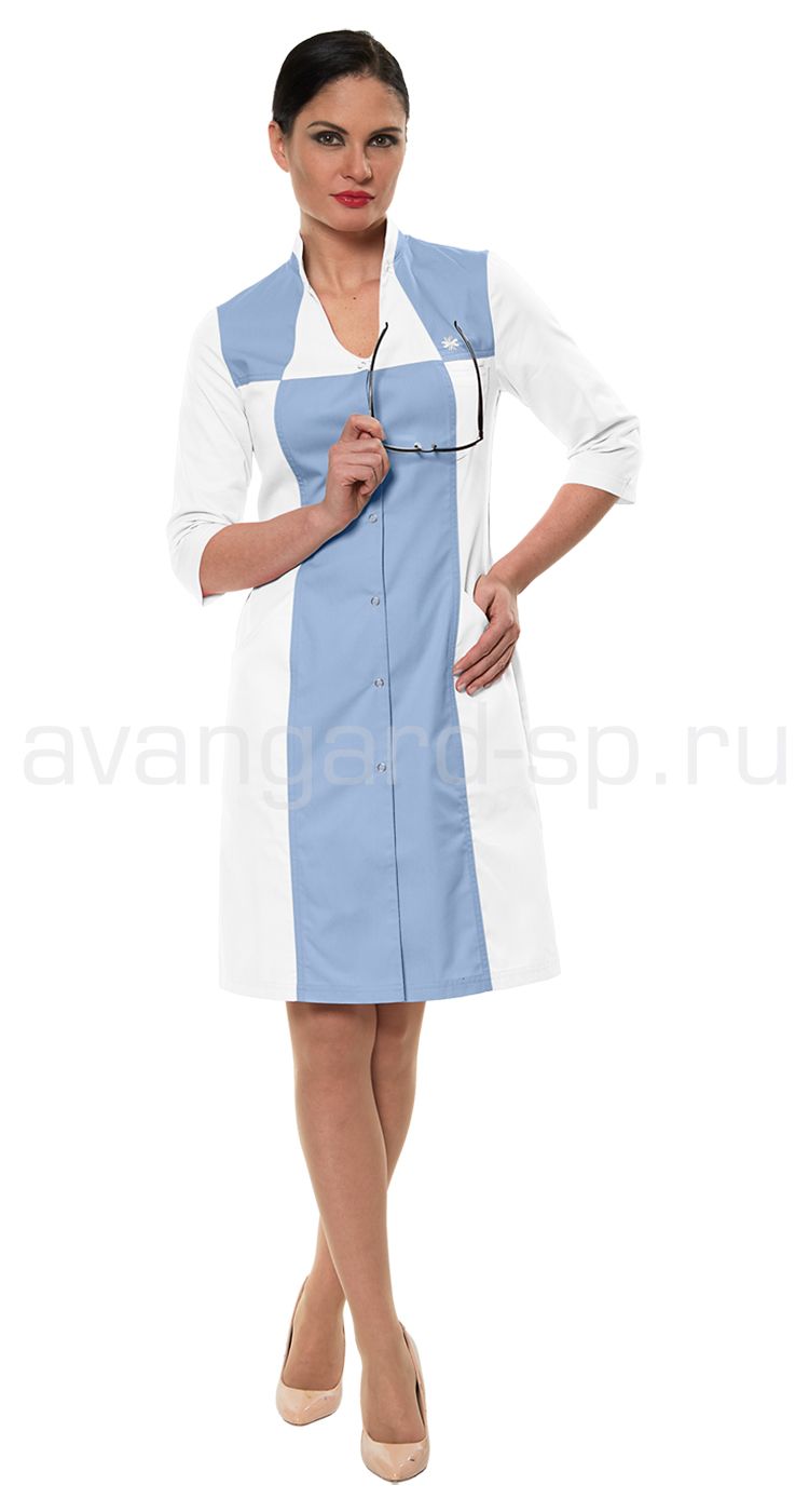 Халат женский LL1102 (бел-гол) цена